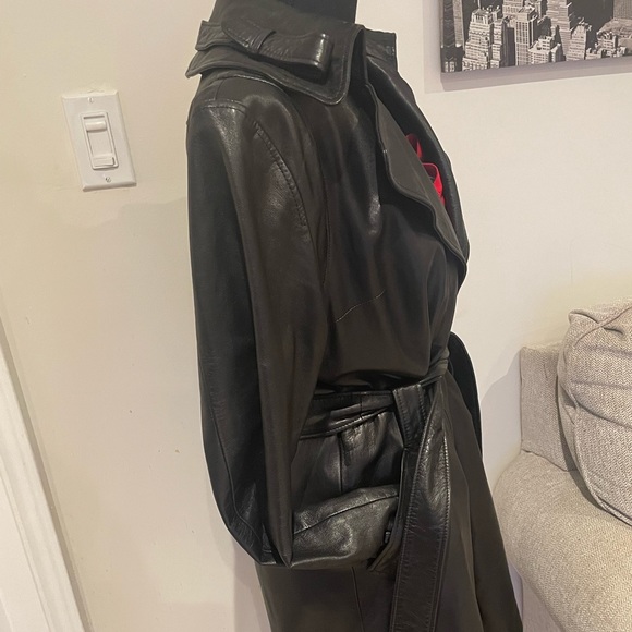 REAL LEATHER vera pelle jacket/dress - Picture 9 of 13